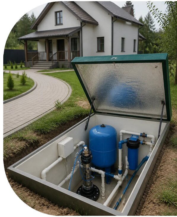 Автономное водоснабжение дома в Балашихе от 153795 р. | АПаруса-Блш